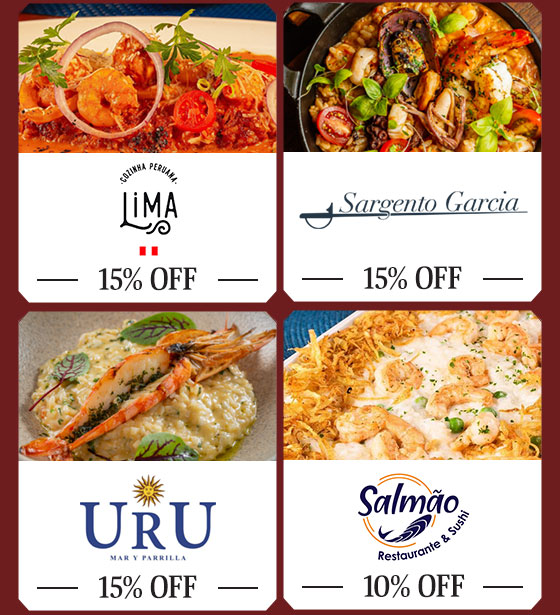 Lima | Sargento Garcia | Uru | Salmão Restaurante & Sushi