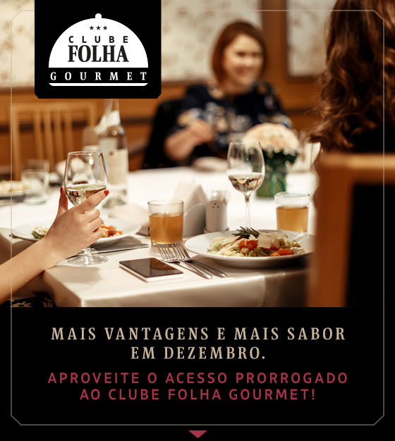 Clube Folha Gourmet | Mais vantagens e mais sabor
em dezembro. Aproveite o acesso prorrogado ao Clube Folha Gourmet!