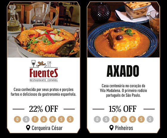 Fuentes: 22% Off | Axado: 15% Off