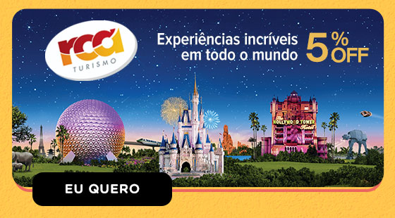 RCA TURISMO: Experiências incríveis em todo o mundo 5% OFF