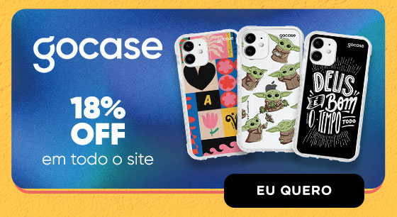 GOCASE: 18% OFF em todo o site