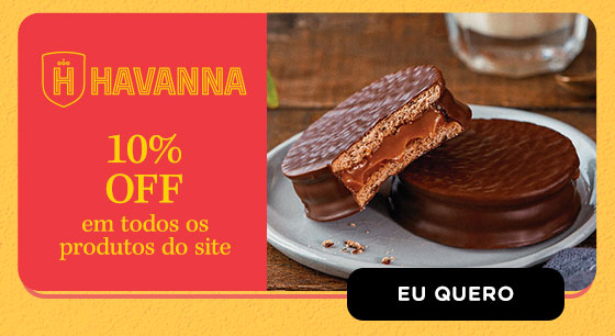 HAVANNA: 10% OFF em todos os produtos do site