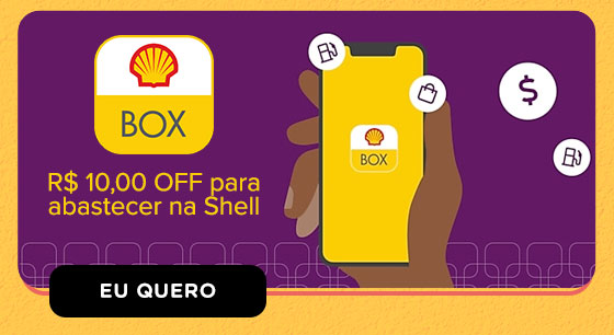 APP SHELL BOX: R$ 10,00 OFF para abastecer na Shell