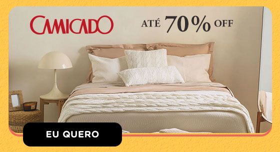 CAMICADO: até 70% OFF