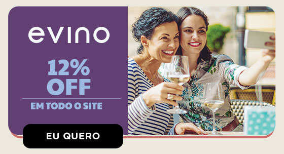 EVINO: 12% OFF em todo o site. Eu quero