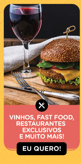 Vinhos, fast food, restaurantes exclusivos e muito mais!