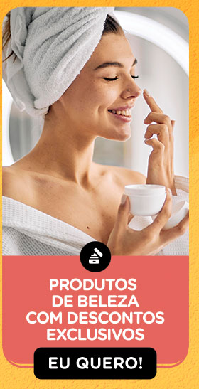 Produtos de Beleza
com descontos exclusivos. Eu quero!