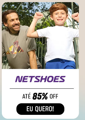 NETSHOES: até 85% OFF.  Eu quero.