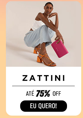 ZATTINI: até 75% OFF. Eu quero.