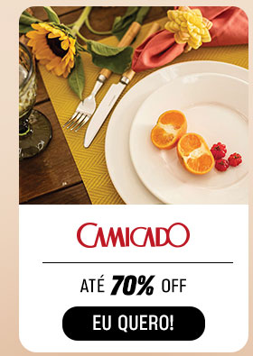 CAMICADO: Até 70% OFF. Eu quero.