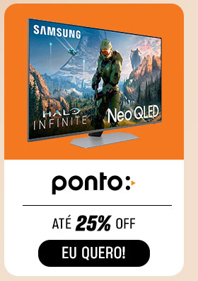 PONTO: até 25% OFF. Eu quero.