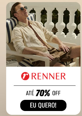 RENNER: até 70% OFF.  Eu quero.