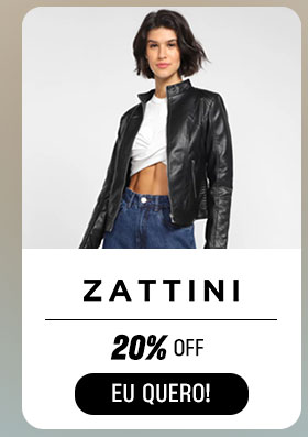 ZATTINI: 20% OFF. Eu quero.