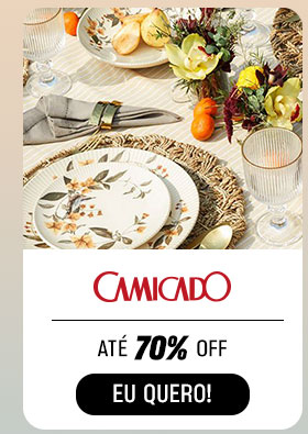 CAMICADO: até 70% OFF.  Eu quero.