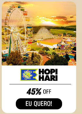 HOPI HARI: 45% OFF. Eu quero.