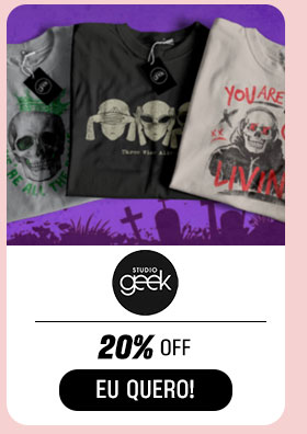 STUDIO GEEK: 20% OFF. Eu quero.