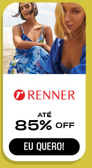 RENNER: até 85% OFF.  Eu quero.