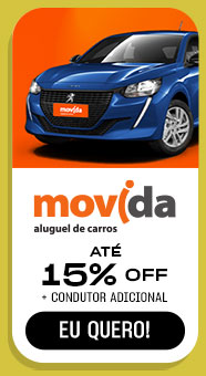 MOVIDA: até 15% OFF.  Eu quero.