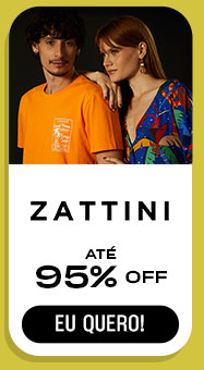 ZATTINI: até 95% OFF.  Eu quero.