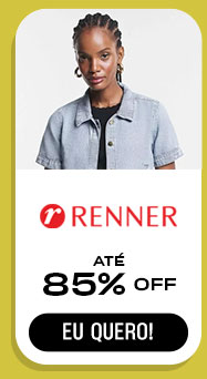 RENNER: até 85% OFF.  Eu quero.