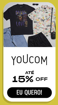 YOUCOM: até 15% OFF + condutor adicional.  Eu quero.