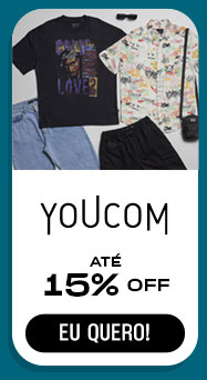 YOUCOM: até 15% OFF. Eu quero.