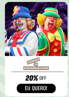 CIRCO PATATI PATATÁ: 20% OFF.  Eu quero.