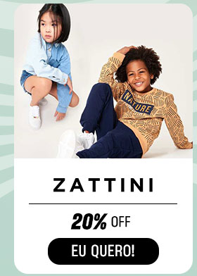 ZATTINI: 20% OFF. Eu quero.