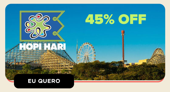 HOPI HARI: 45% OFF.  Eu quero.