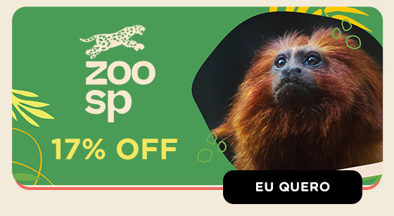 ZOO SP:	 17% OFF no ingresso. Eu quero.