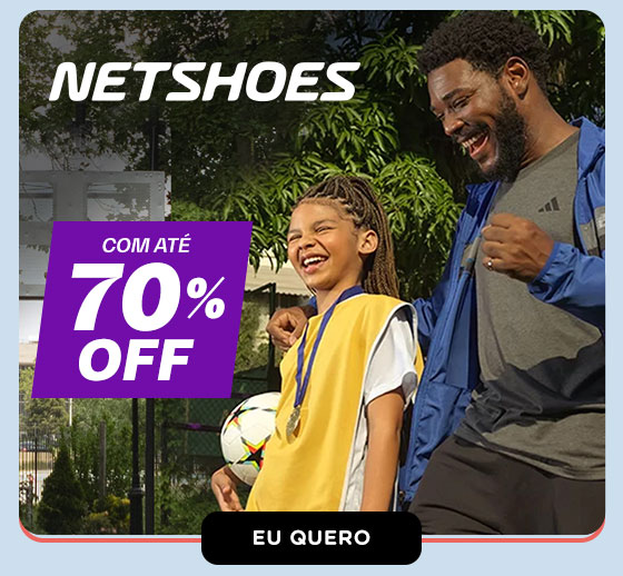 NETSHOES: até 70% OFF. Eu quero.