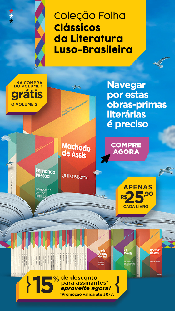 Coleção Folha Clássicos da Literatura Luso-Brasileira | Navegar por estar obras-primas literárias é preciso. Apenas R$ 25,90 cada livro. Na compra do volume 1 grátis o volume 2. 15% de desconto para assinates*. Aproveite agora!