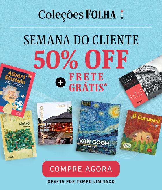 Coleções Folha | Semana do Cliente 50% OFF + Frete Grátis* | Compre Agora - Oferta por tempo limitado