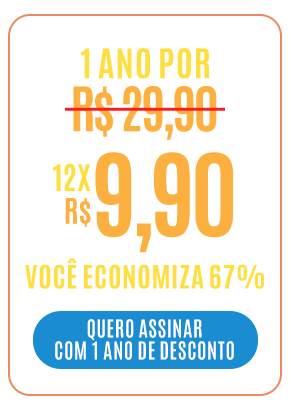 1 ano por 12x de R$ 9,90. Você economiza 67%. Quero assinar com 1 ano de desconto. Valor total R$ 118,80 anual