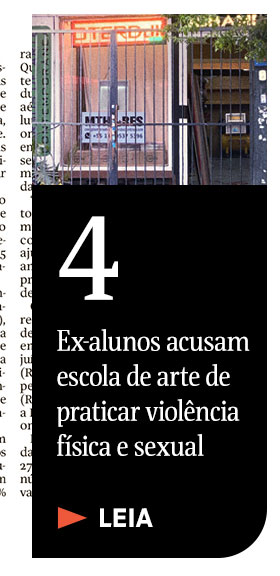 4) Ex-alunos acusam escola de arte de praticar violência física e sexual. Leia