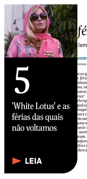 5) White Lotus' e as férias das quais não voltamos. Leia