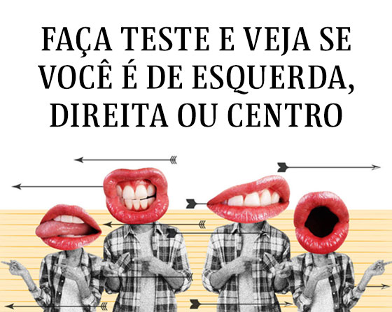 Faça teste e veja se você é de esquerda, direita ou centro