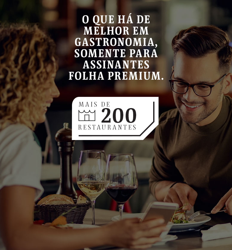 O que há de melhor em gastronomia, somente para assinantes Folha Premium. Mais de 200 restaurantes.