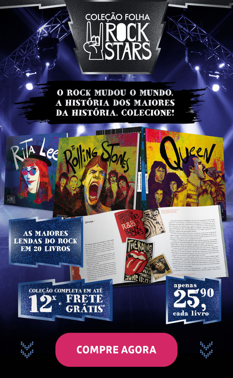 Coleção Folha Rockstars | R$ 25,90 cada livro | Frete Grátis* | Coleção Completa em 12x sem juros + frete grátis* | Compre agora!