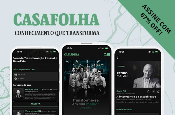 CasaFolha | Conhecimento que Transforma | Assine com 67% OFF