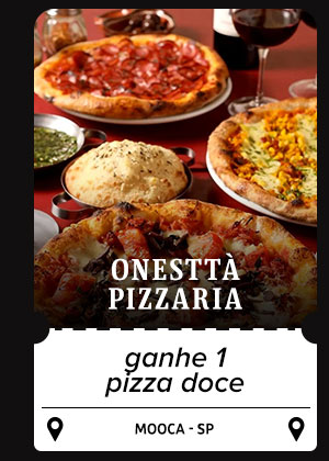 Onesttà | ganhe 1 pizza doce