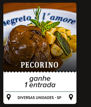 Pecorino | Ganhe 1 entrada