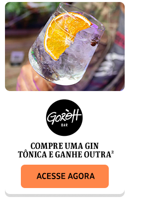 Goróh Bar | Compre uma gin tônica e ganhe outra