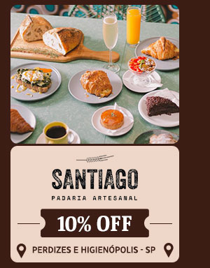 Santiago Padaria Artesanal | 10% OFF