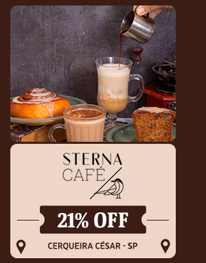 Sterna Café Jardins | 21% OFF | ganhe um prato