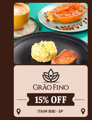 Grão Fino | 15% OFF