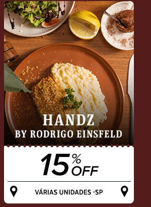 HANDZ by Rodrigo Einsfeld: 15% OFF