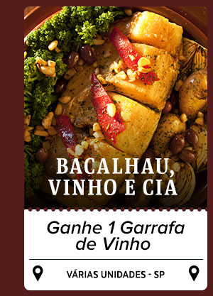 Bacalhau, Vinho e Cia.: Ganhe 1 garrafa de vinho