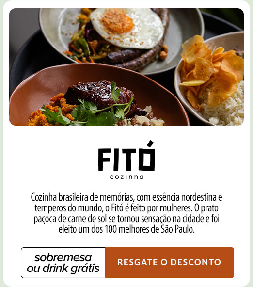 Fitó: Sobremesa ou drink grátis