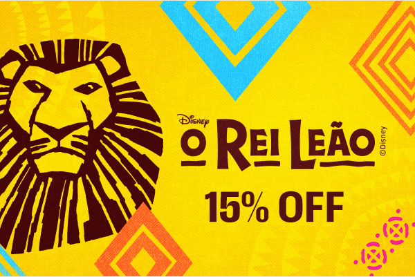 O rei Leão | 15% OFF